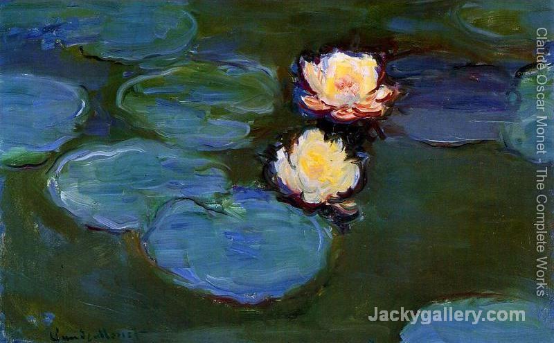 Water-Lilies1 - by Claude Monet paintings reproduction